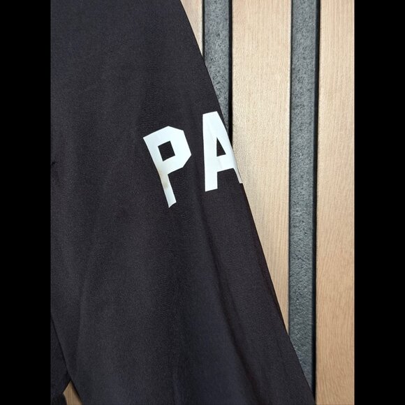 Pas Normal Studios Cycling Jersey Medium Men's Black Mechanism Pro Rain Logo - Picture 8 of 12